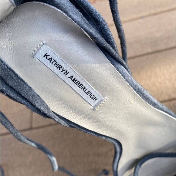 Suede Strappy Heels Kathryn Amberleigh - Picture 10 of 11